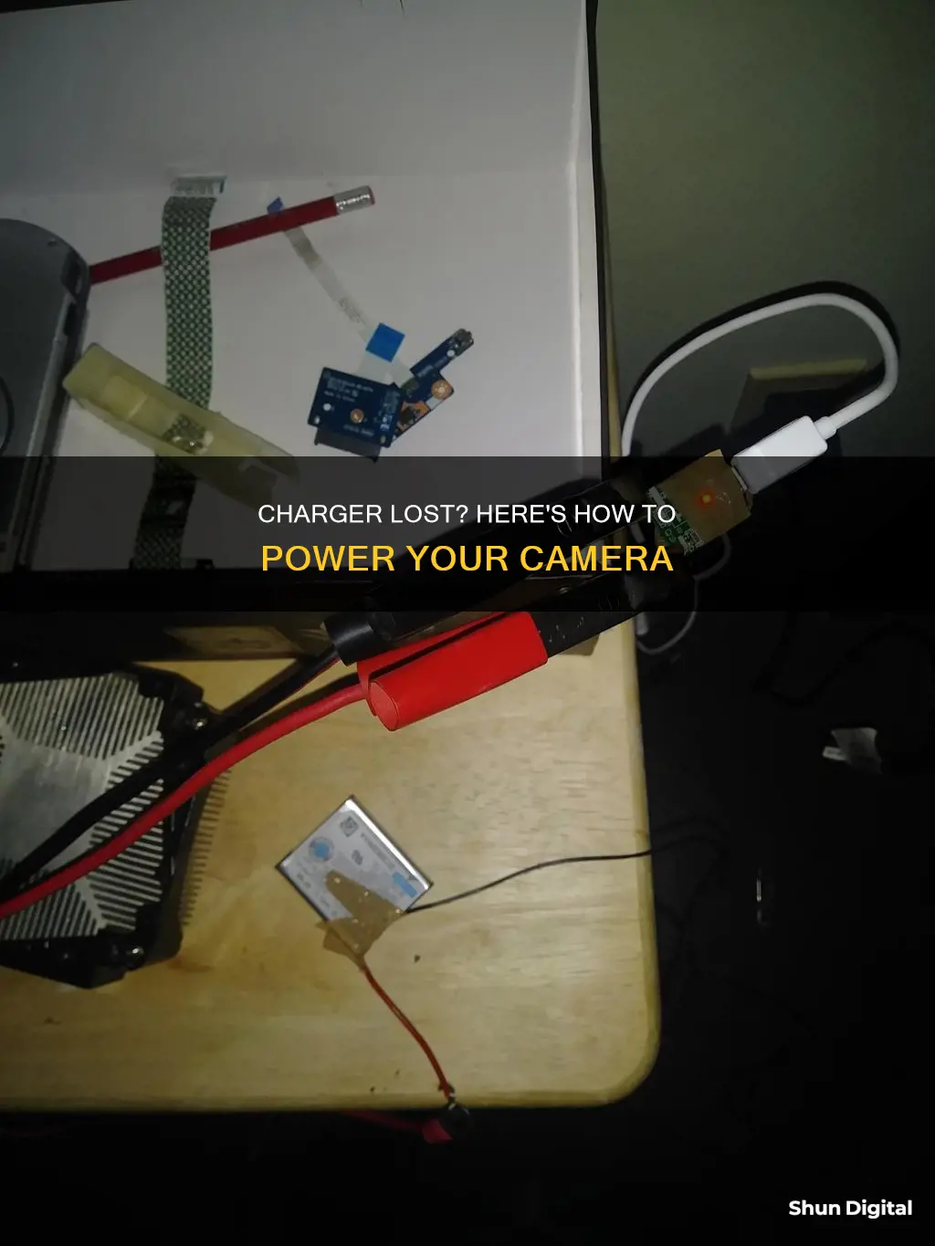 what to do if I lose charger to camera