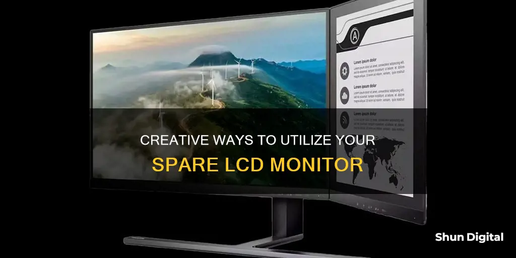 what to do with extra lcd monitor