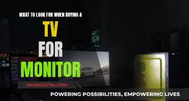 Choosing a TV for Monitor: Key Considerations