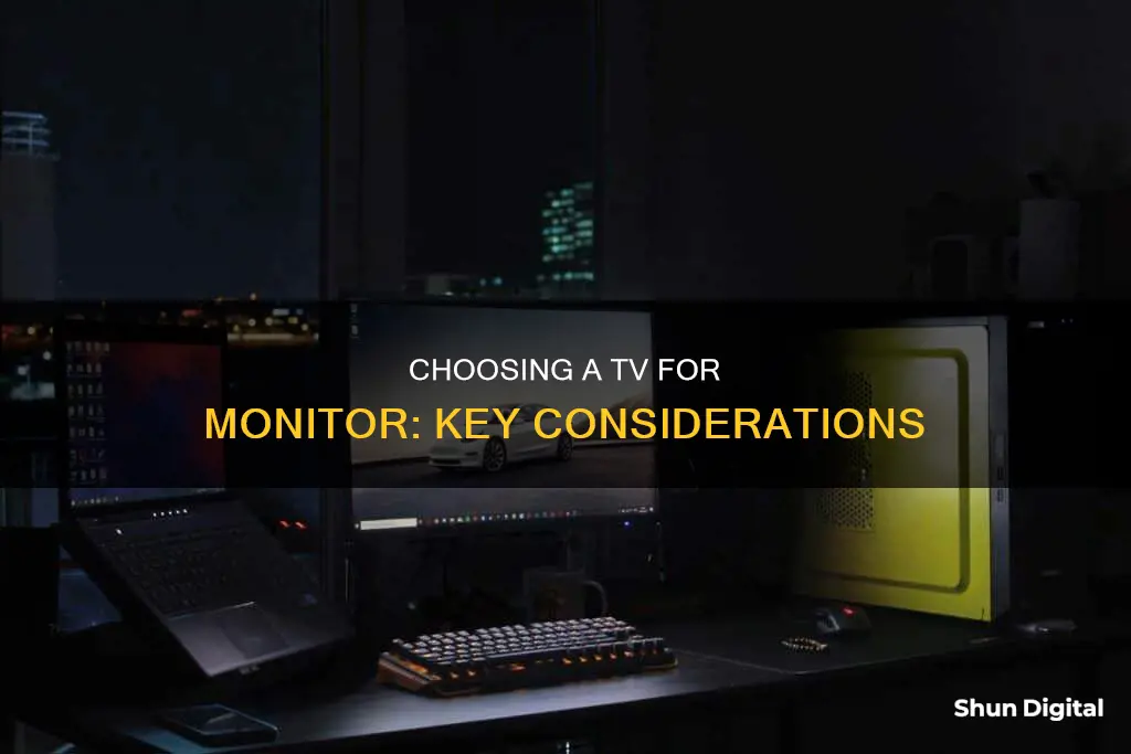 what to look for when buying a tv for monitor