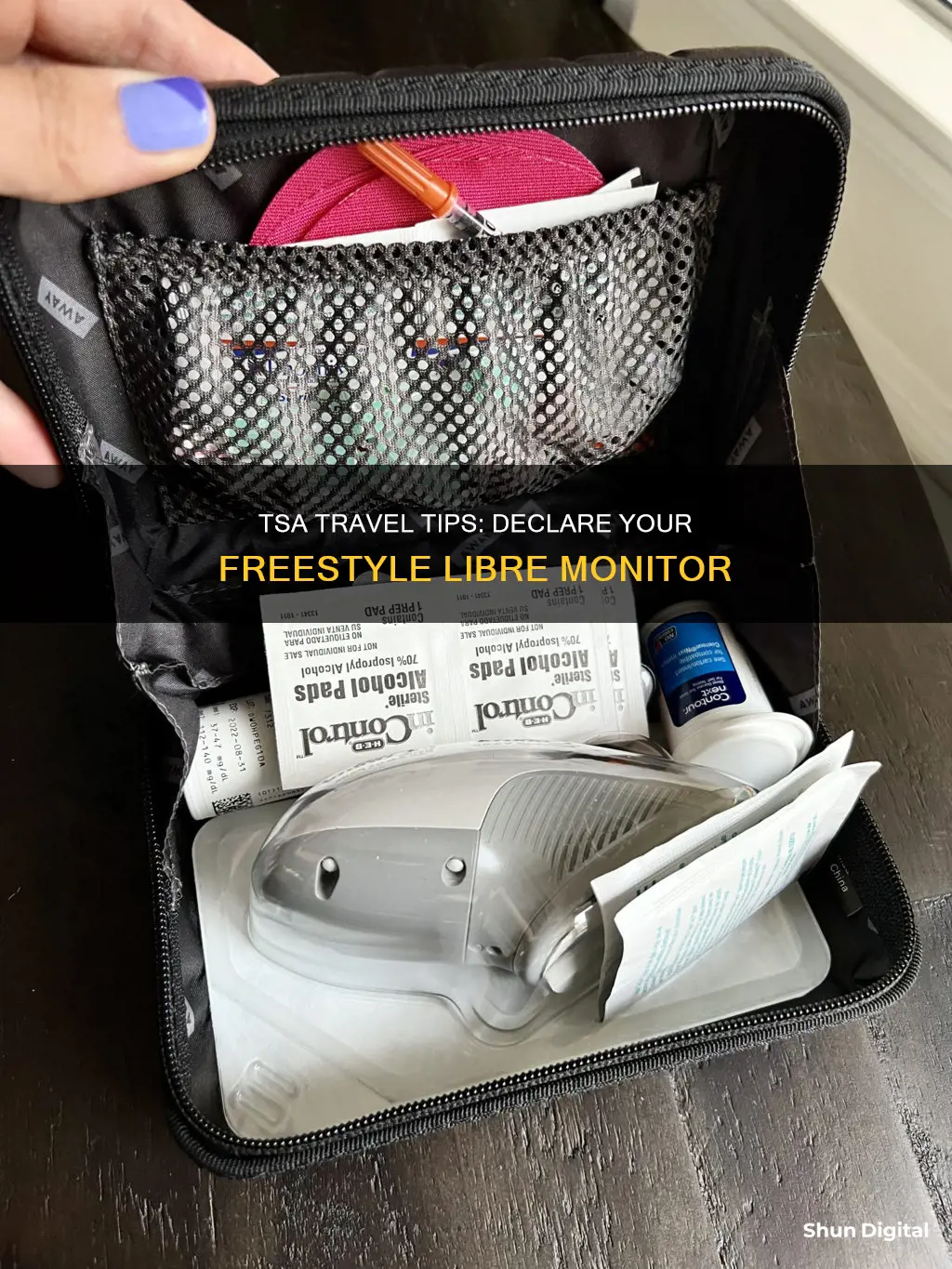 what to tell tsa about freestyle libre monitor