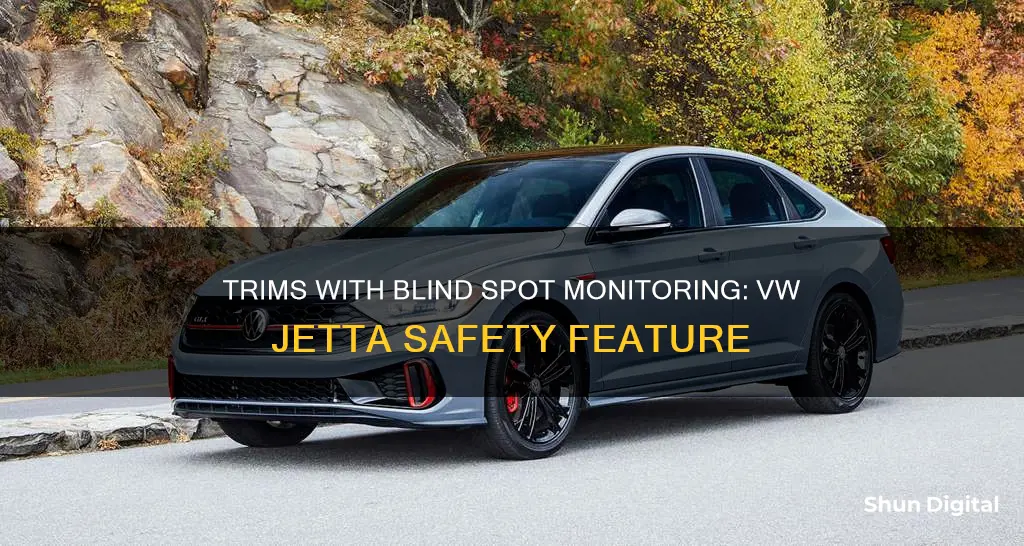 what trims have blind spot monitoring for vw jetta