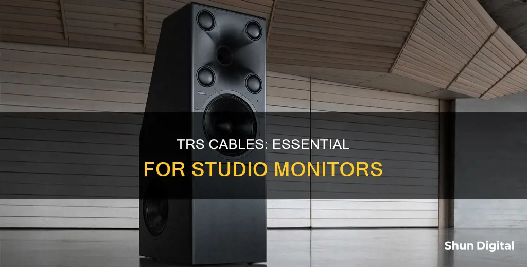 what trs for studio monitors