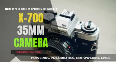 Minolta X-700: What Battery Powers This Classic Camera?