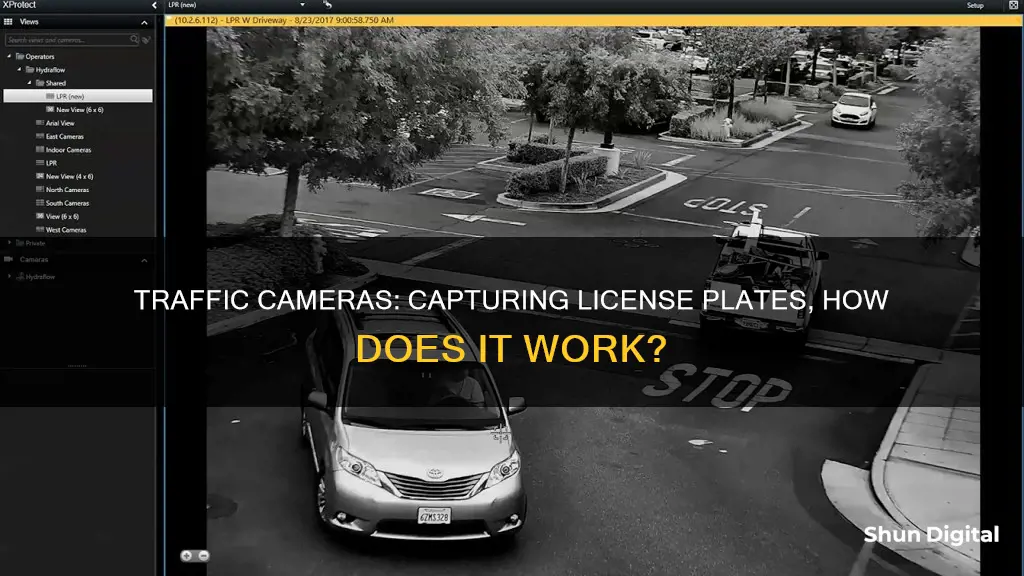 what type of traffic camera capture license plates