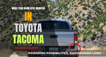 Blind Spot Monitor: When Did Tacoma Get This Feature?