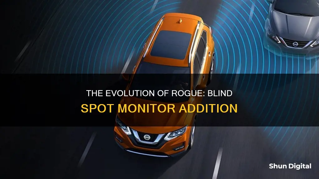 what year did rogue add blind spot monitor