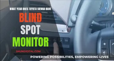 Blind Spot Monitor: Sienna Models and Years to Know