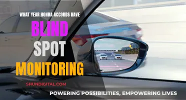 Blind Spot Monitoring: Which Honda Accords Have This Feature?