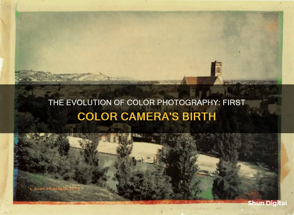 what year was the first color camera made