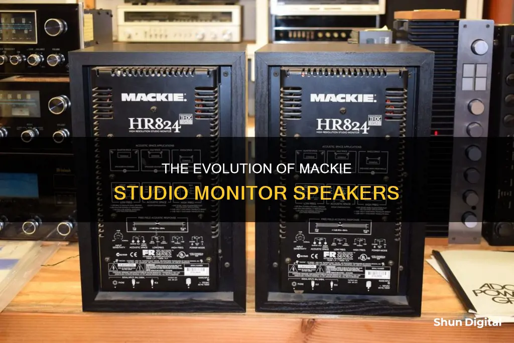 what year was the mackie studio monitor speakers