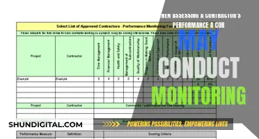 Assessing Contractor Performance: COR Monitoring Strategies