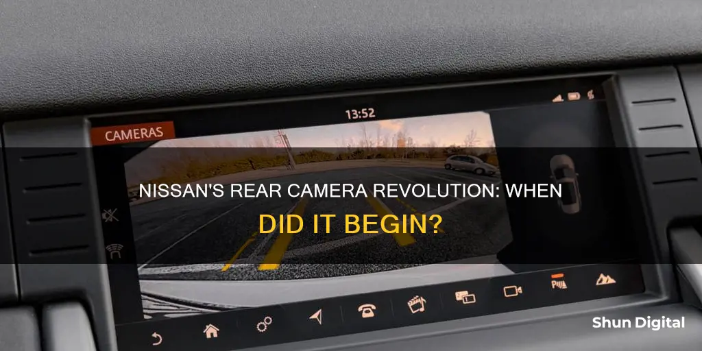 when did nissan introduce rear camera to its cars