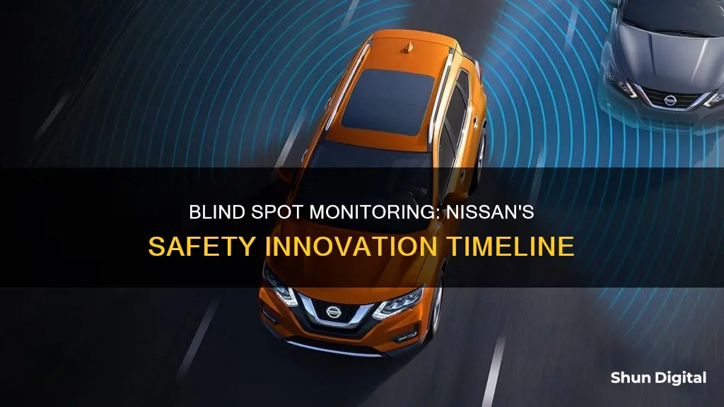 when did nissan offer blind spot monitoring