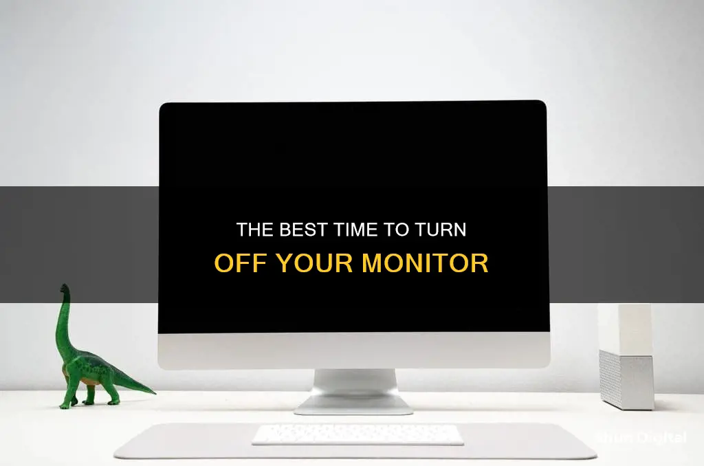 when do you switch off a monitor