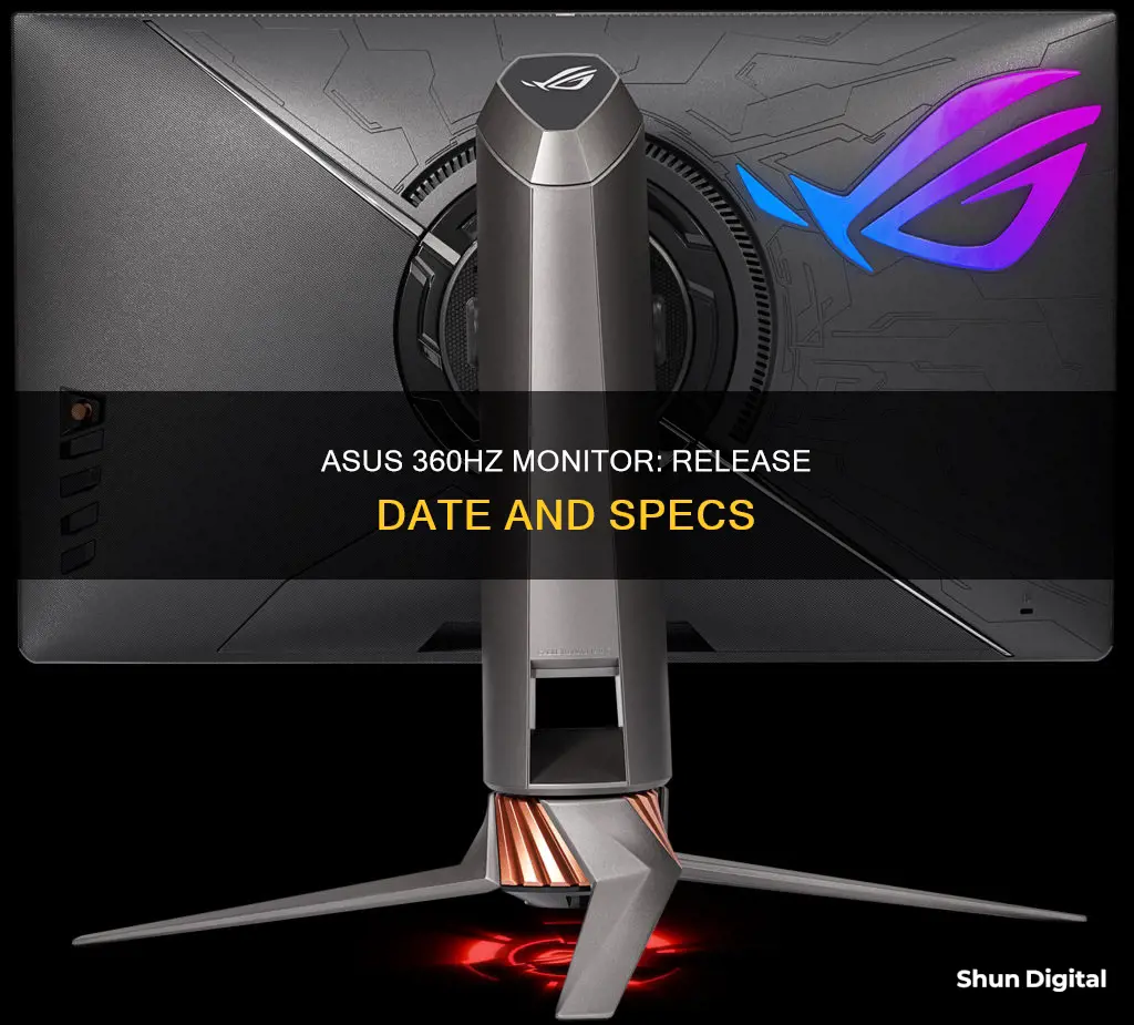 when does the asus 360hz monitor come out