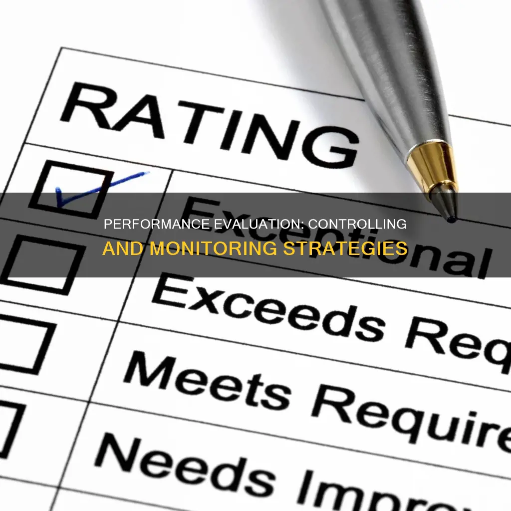 when evaluating performance controlling and monitoring are