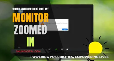 Monitor Zooms When Switching Ports: A Quick Fix Guide