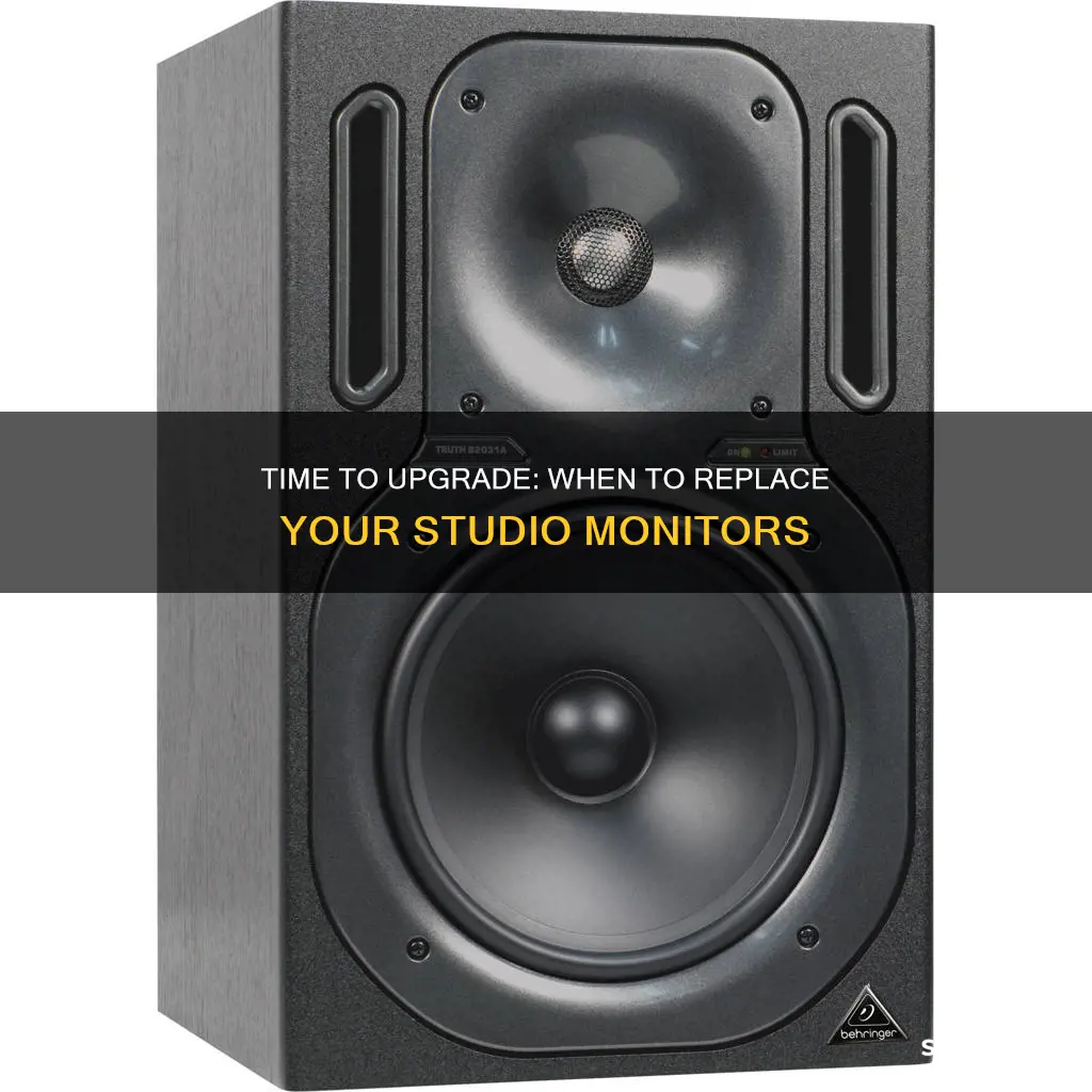 when to rpleace your studio monitors