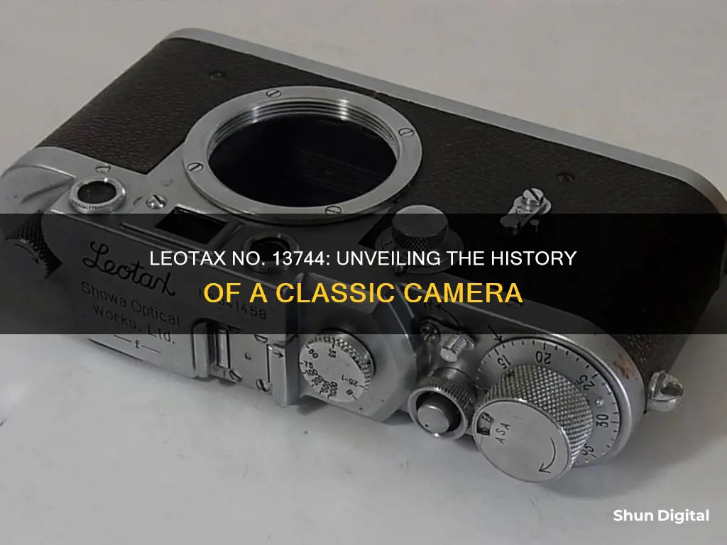 when was my leotax no 13744 camera made