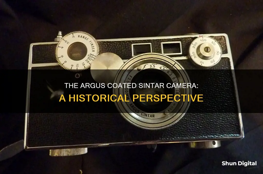 when was the argus coated sintar camera made