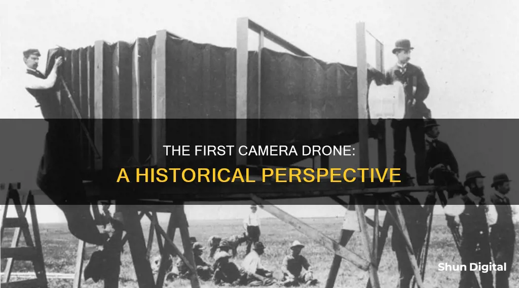 when was the first camera drone made