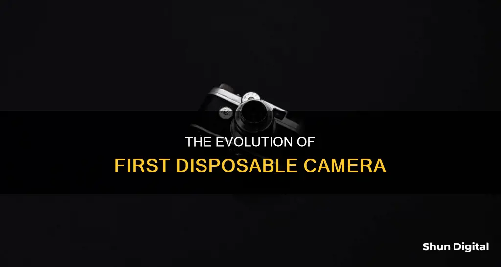 when was the first disposable camera made