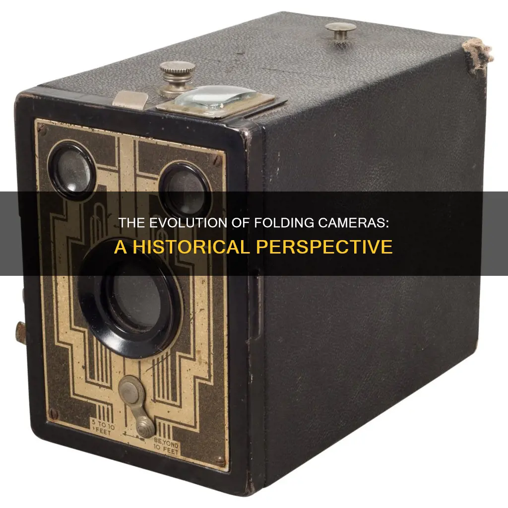 when was the first folding camera made