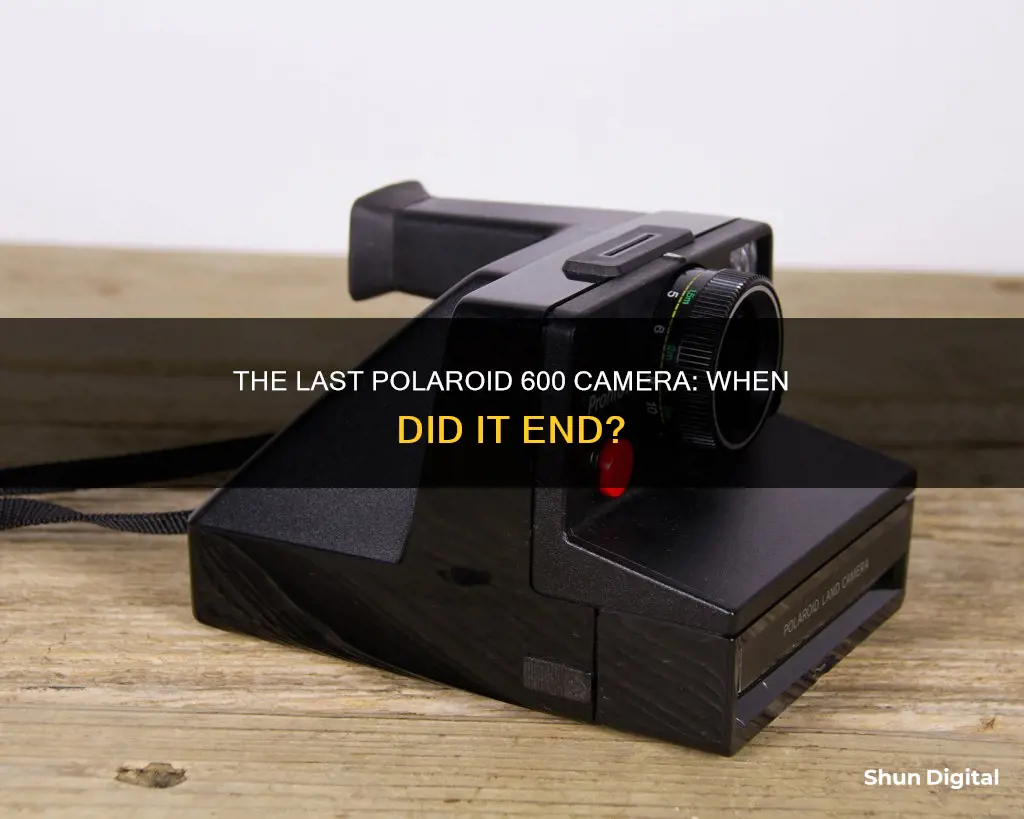 when was the last polaroid 600 camera made