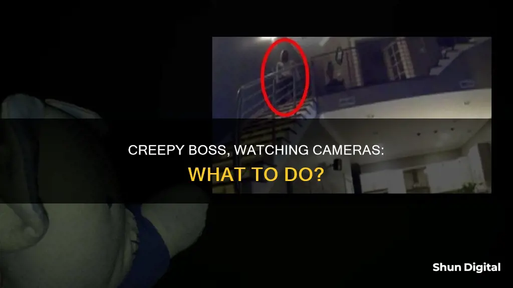 when your boss is a creep and watches cameras