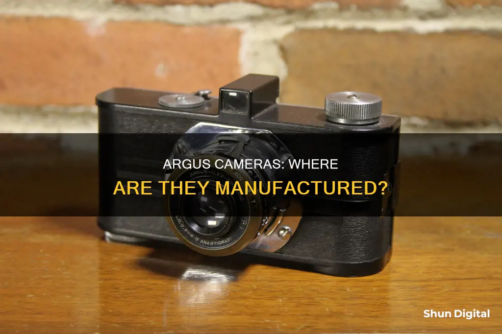 where are argus cameras made