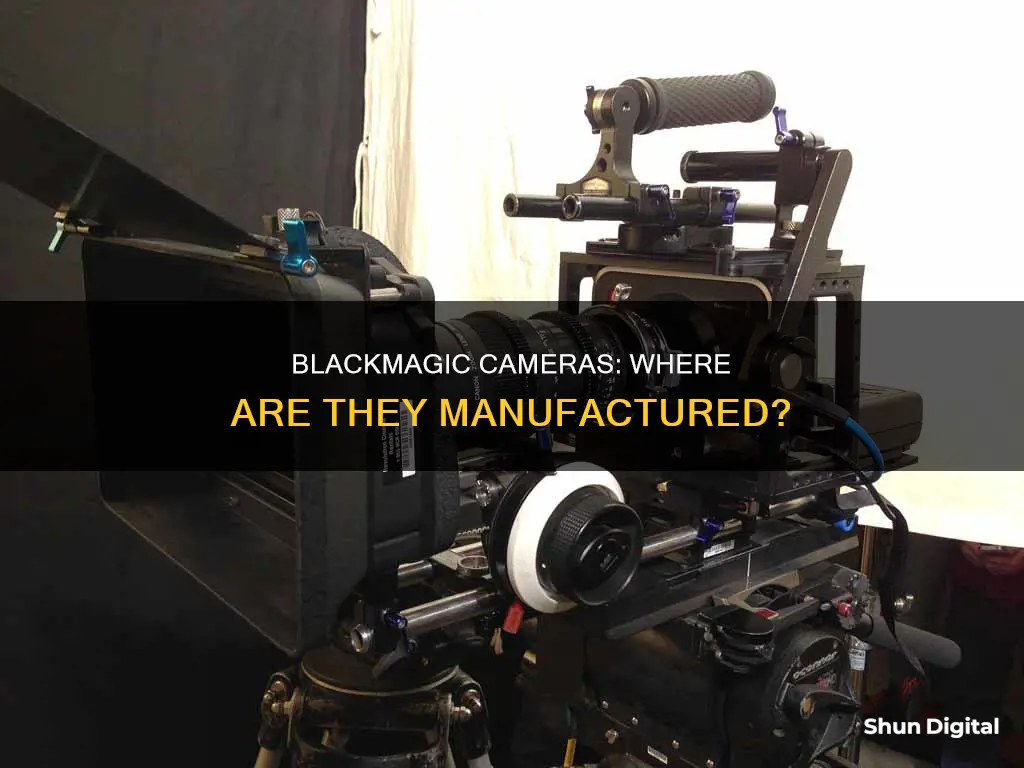 where are blackmagic cameras made