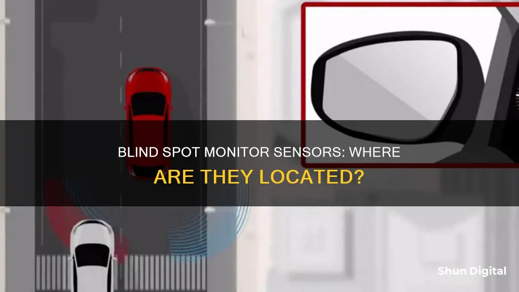 where are blind spot monitor sensors located