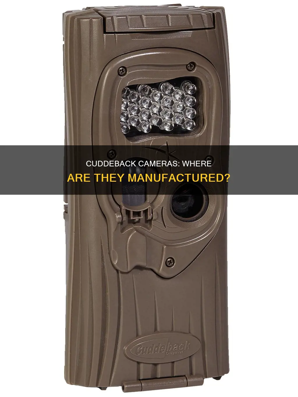 where are cuddeback cameras made