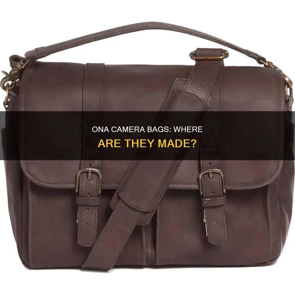 where are ona camera bags made