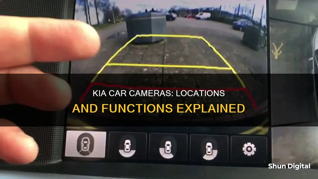 where are the cameras located in kia cars