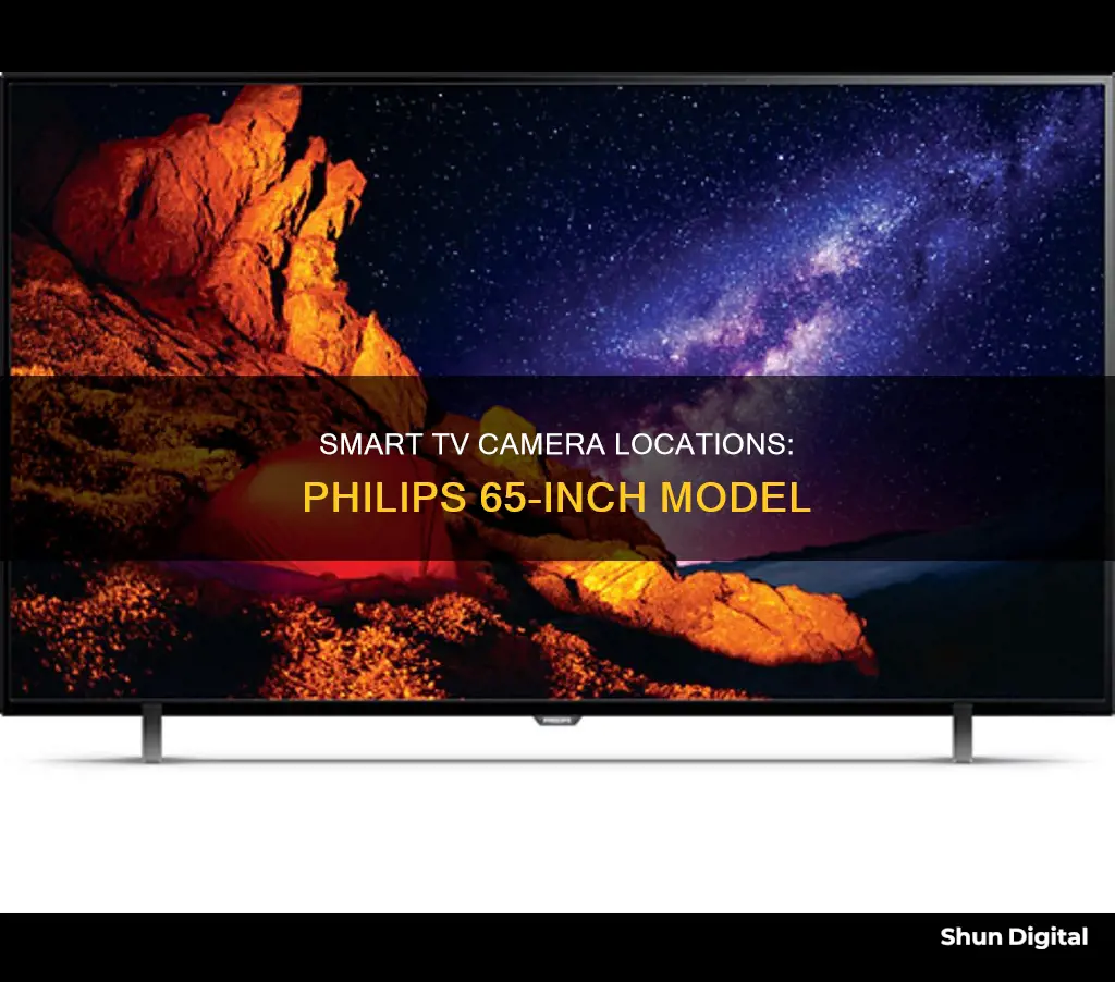 where are the cameras on a philips 65 smart tv