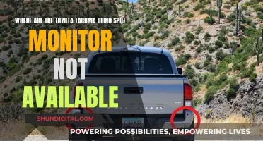 Tacoma Blind Spot Monitor Absence: Where and Why?