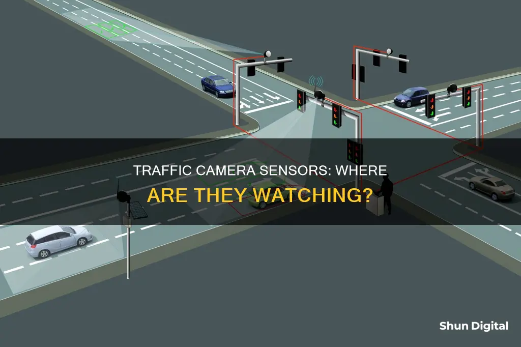 where are the traffic camers sensors