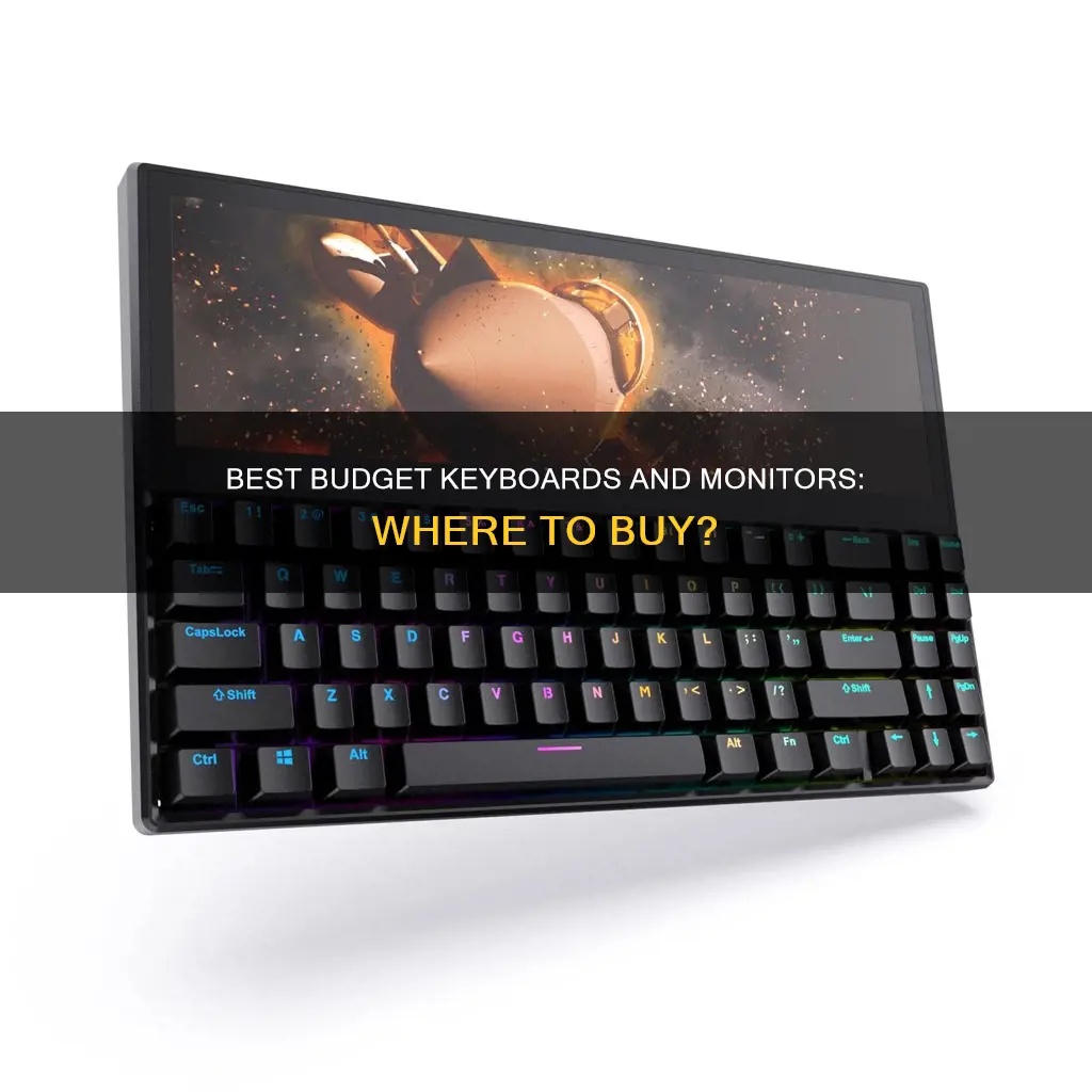 where do i buy cheap keyboards monitors