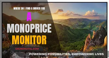 Monoprice Monitor Driver: Where to Find It