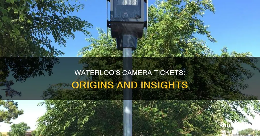 where do the camera tickets in waterloo iowa come from