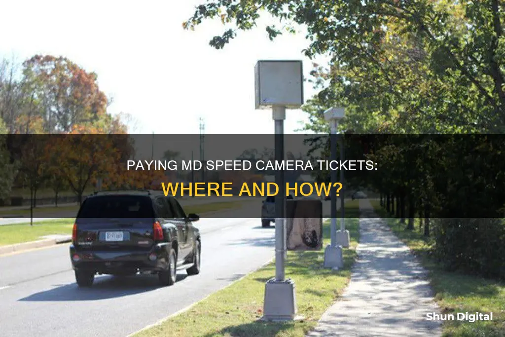 where do you pay md spped camera tickets at