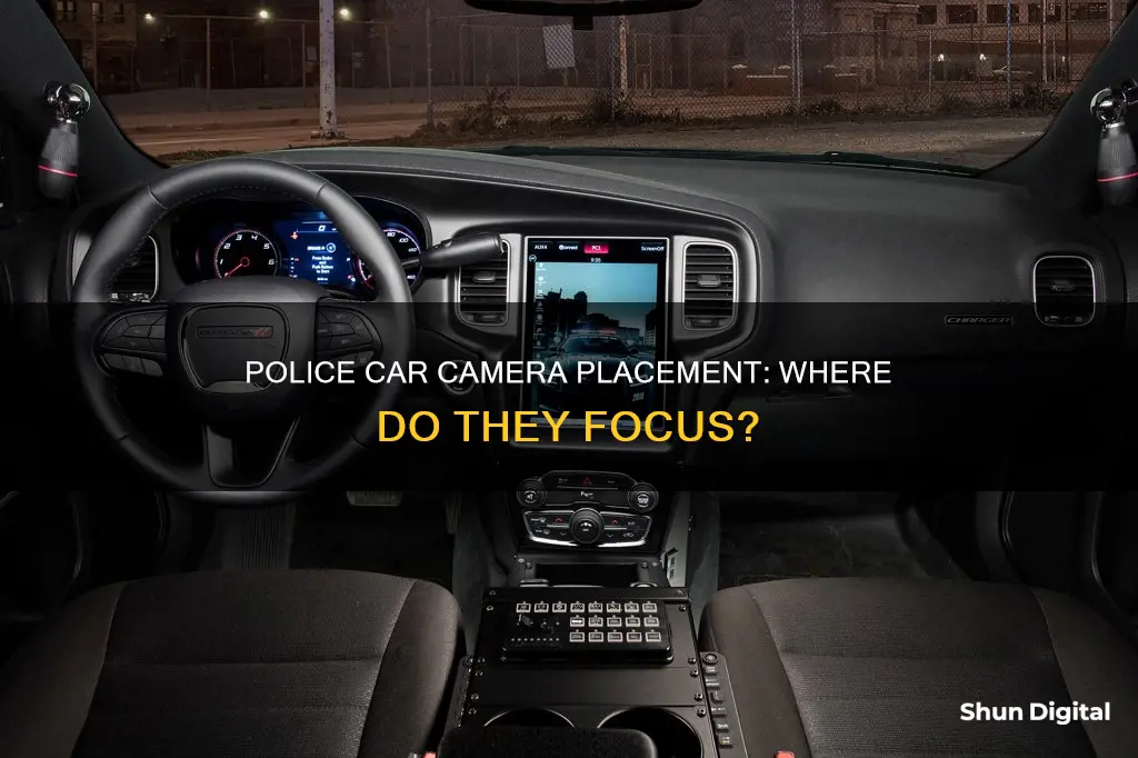 where is a police car camera