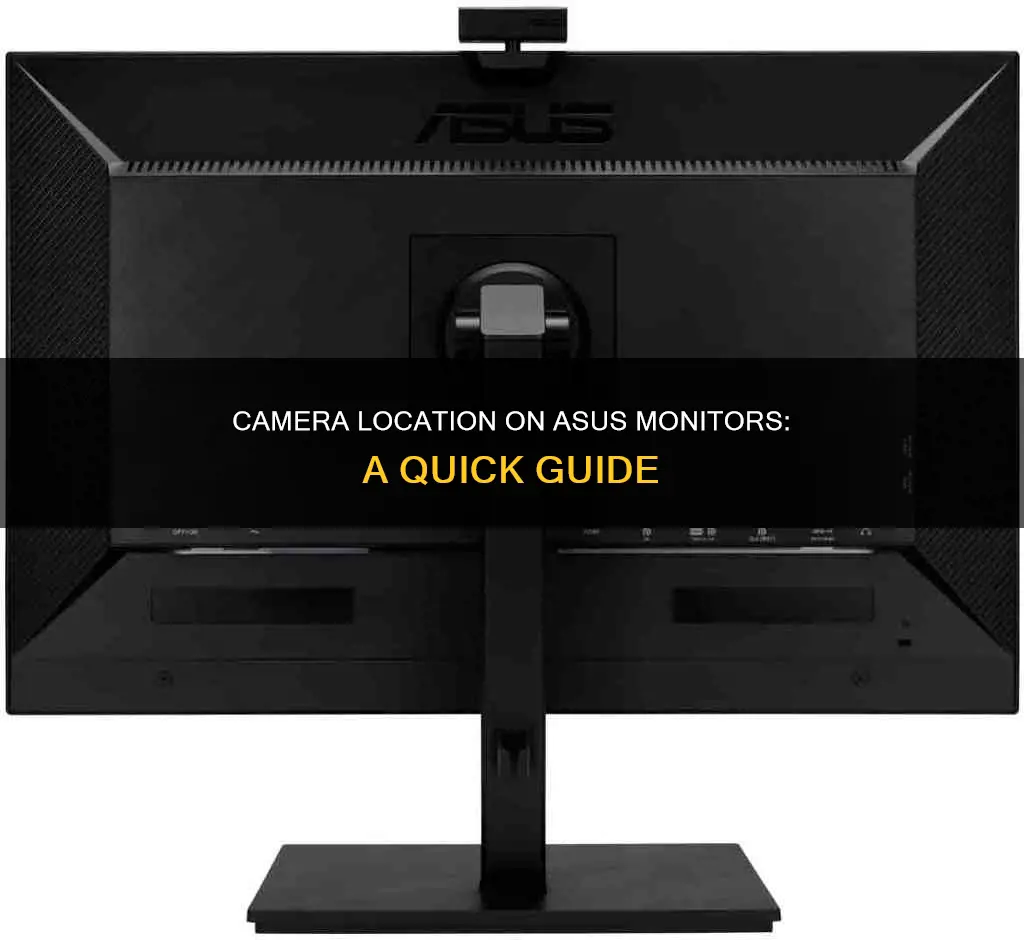 where is camera on asus monitor