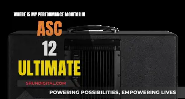 ASC 12 Ultimate: Finding the Performance Monitor