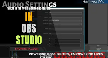 Audio Monitoring in OBS: Where's the Feature?