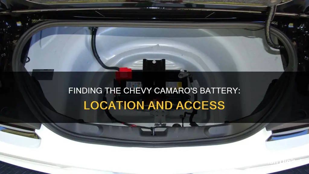 where is the battery in chevy camero