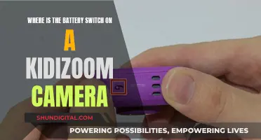 Finding the Battery Switch on Your Kidizoom Camera