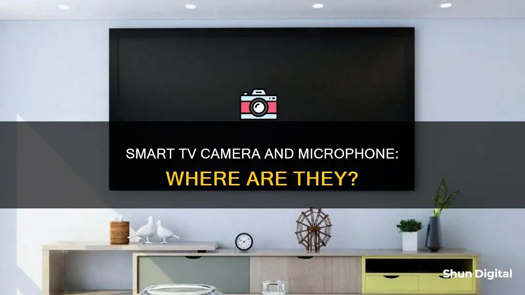 where is the camera and microphone on a smart tv